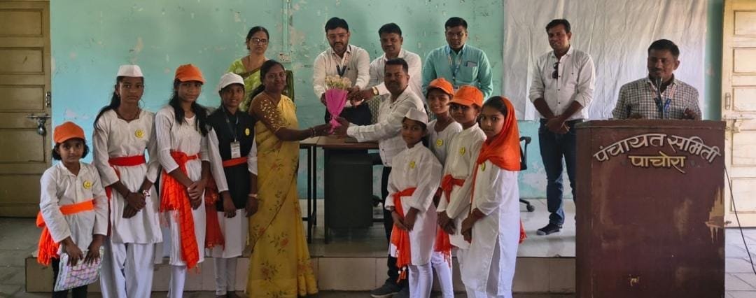 सेवा संकल्प अभियान अंतर्गत पथनाट्य सादरीकरण शिक्षण विभाग पाचोरा यांचा उपक्रम
