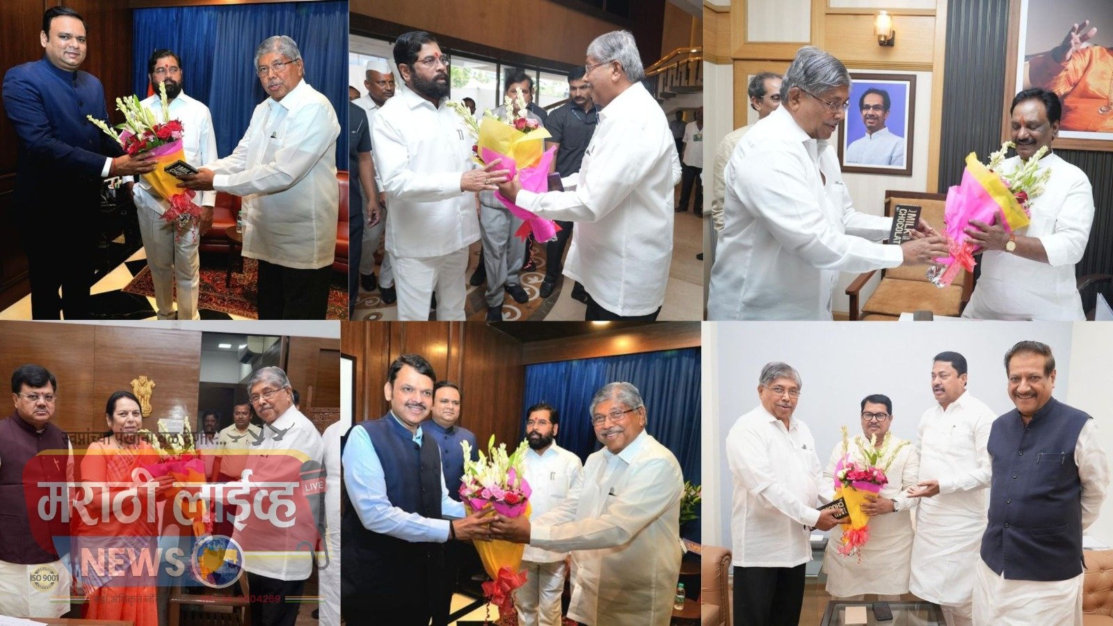 संसदीय कार्यमंत्री चंद्रकांत पाटील यांनी आज विरोधी पक्षनेत्यांचे स्वागत करत, अधिवेशन कामकाजात जनहिताच्या मुद्द्यांवर सहकार्य करावे, असे केले आवाहन