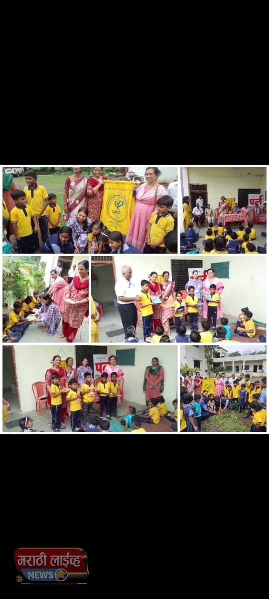 पर्ल इंटरनॅशनल स्कूल अमळनेर येथे लिनेस क्लब तर्फे वृक्षारोपण