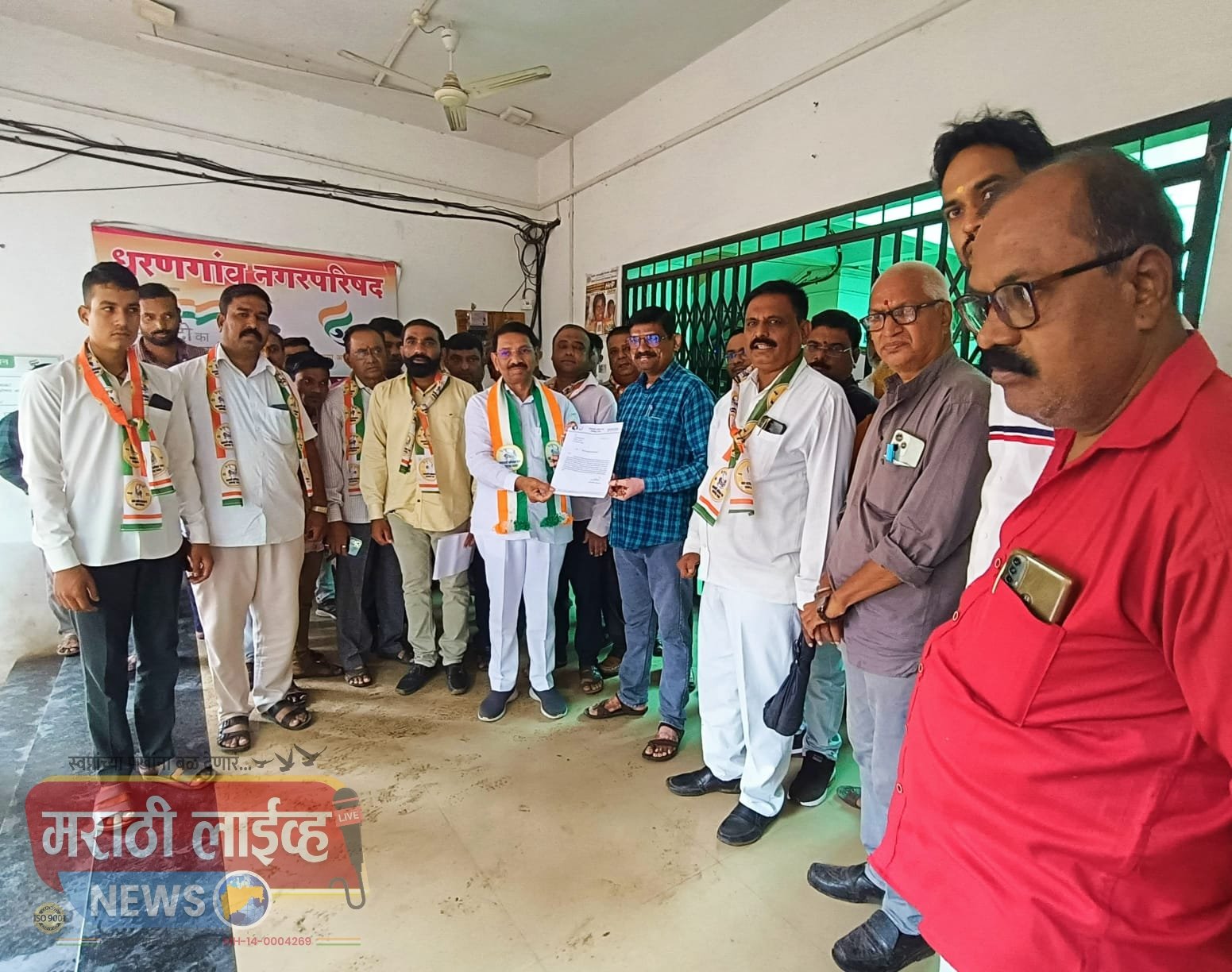 राष्ट्रवादी काँग्रेस (श.प.) पक्षातर्फे नगरपरिषदेला निवेदन सादर…  धरणगाव नगरपरिषदेचा कारभार वाऱ्यावर – गुलाबराव देवकर