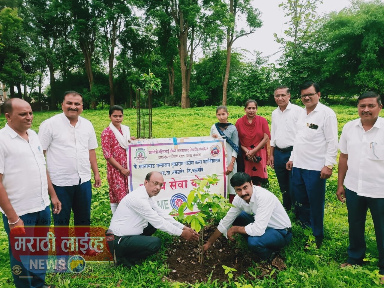 मारवड महाविद्यालयात वृक्षारोपण