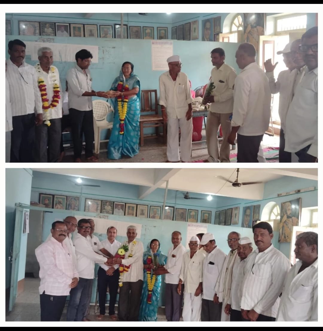 मांडळ विकास सोसायटीच्या चेअरमन पदी सौ. ललिता विलास सोनवणे व व. व्हाईस चेअरमन पदी श्री शालिग्राम नथु बडगुजर यांची बिनविरोध निवड