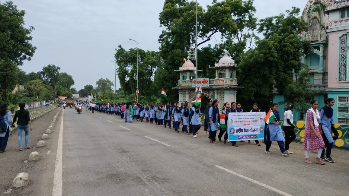 राष्ट्रीय सेवा योजनेचा उपक्रम ‘प्रताप’ मध्ये हर घर तिरंगा अभियान