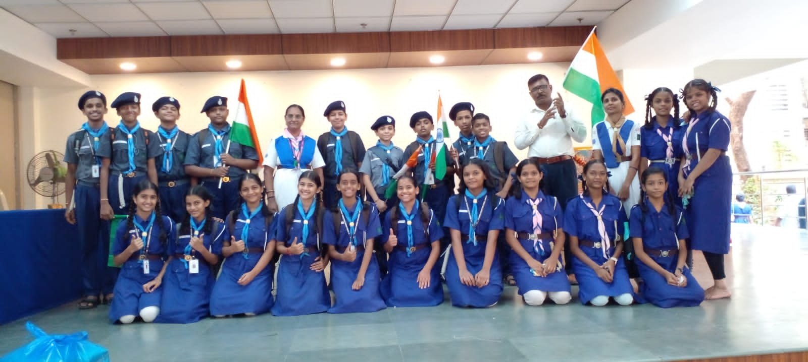 डोंबिवली भारत स्काऊट गाईडसंस्था व रोटरी क्लब तर्फे राष्ट्र प्रेमाच्या त्रिवेणी संगम.: रो.महेंद्र भोईर  वृक्षदिंडी, तिरंगा रॅली व रक्षाबंधन कार्यक्रम प्रचंड उत्साहात संपन्न.