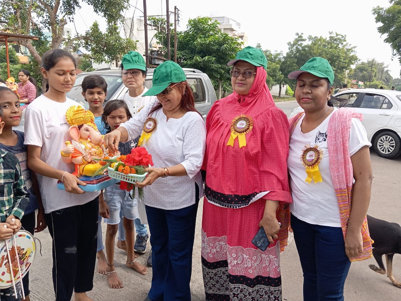 निसर्ग व सामाजिक पर्यावरण प्रदुषण निवारण मंडळ आणि नारीशक्ती बहुउद्देशीय संस्था जळगाव तर्फे पर्यावरण पूरक उपक्रम