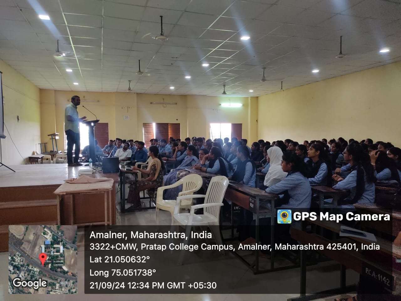 प्रताप मध्ये अँप्लिकेशन ऑफ मॅथेमॅटिक्स या विषयावर व्याख्यान संपन्न