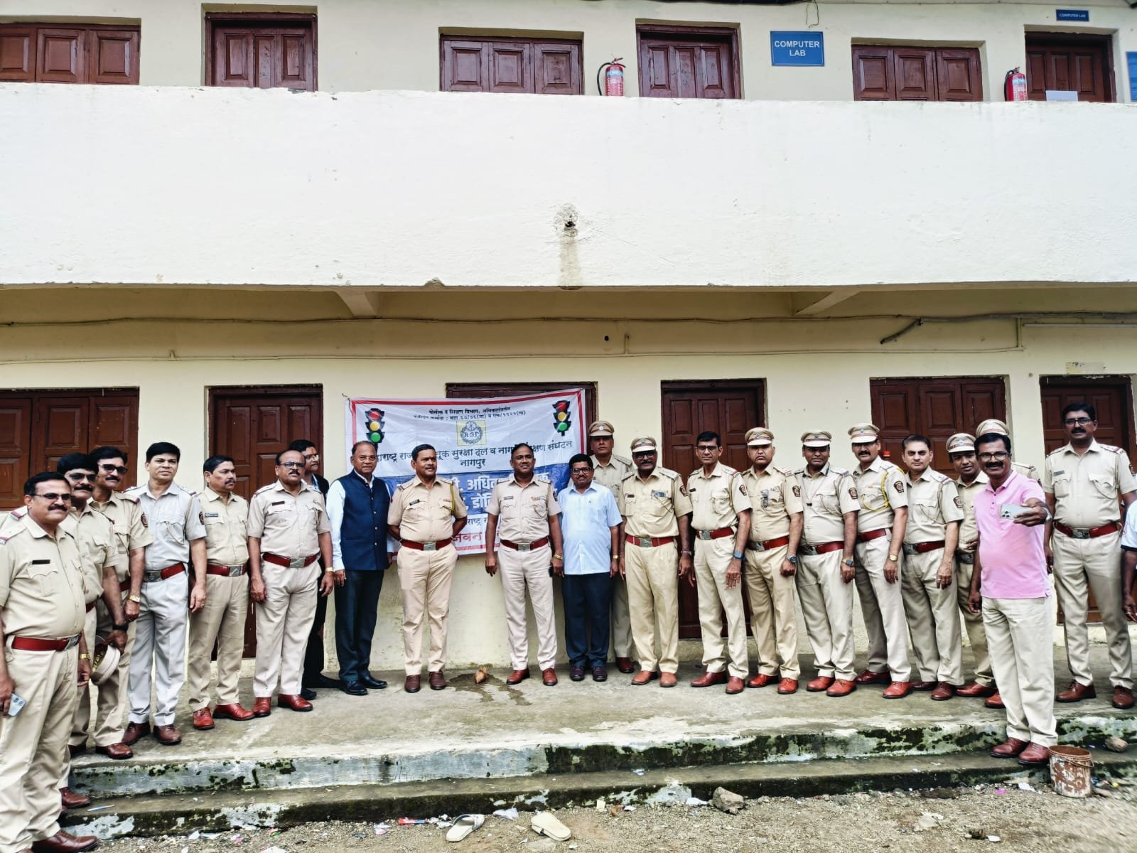 महाराष्ट्र राज्य रस्ता सुरक्षा दल व नागरी संरक्षण संघटन नागपूर अंतर्गत, ठाणे पालघर विभागीय संपर्क कार्यालयाचे उद्घाटन संपन्न.