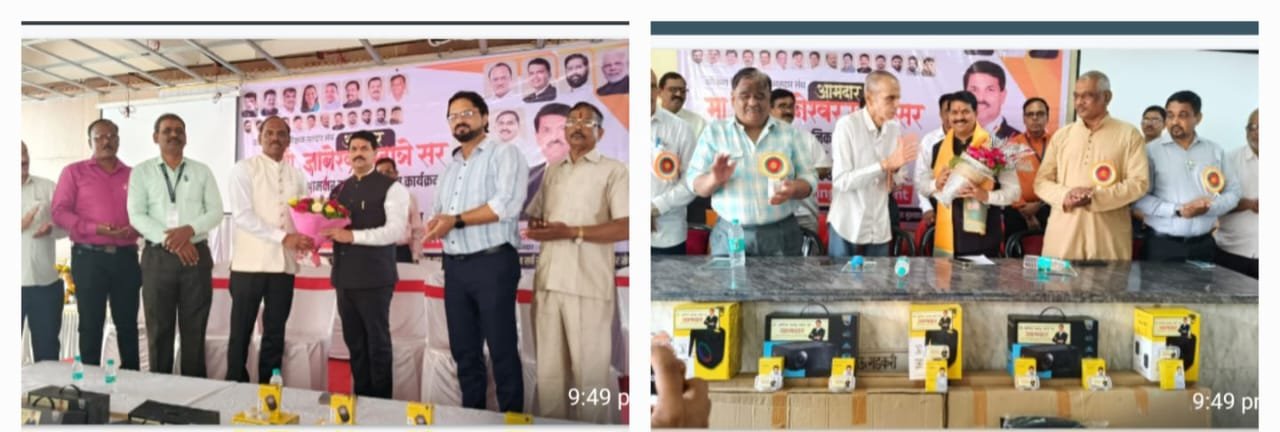 कोकण विभाग शिक्षक मतदार संघाचे आमदार माननीय ज्ञानेश्वर म्हात्रे सर यांचा रायगड जिल्ह्यामध्ये शैक्षणिक साहित्य वाटपाचा धडाका