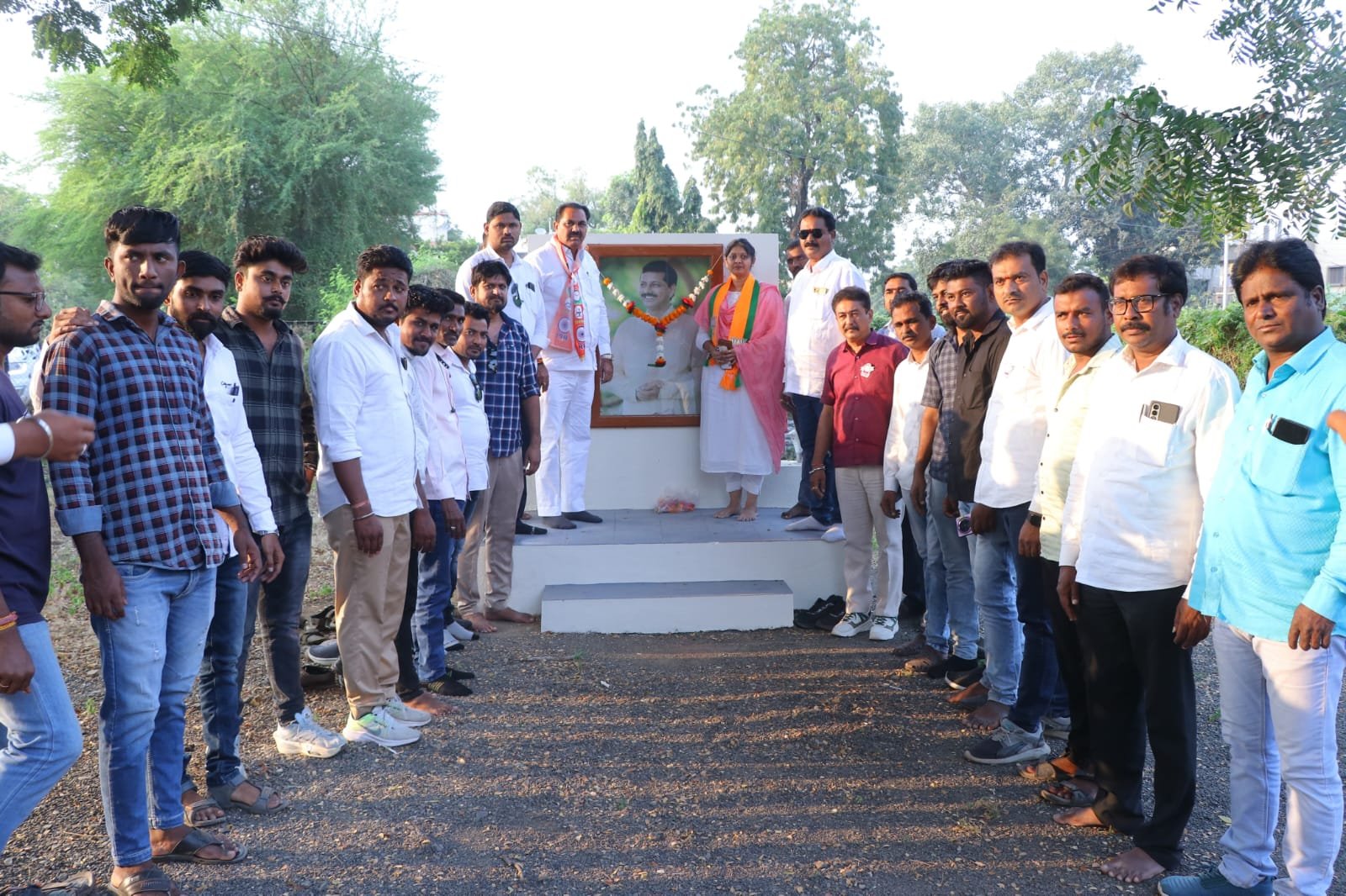 महायुतीचे उमेदवार मंत्री अनिल पाटील यांचा शहरात प्रचाराचा शुभारंभ  प्रभाग एक आणि दोन मध्ये प्रचंड प्रतिसाद, विकास कामांमुळे जनता देतेय दाद