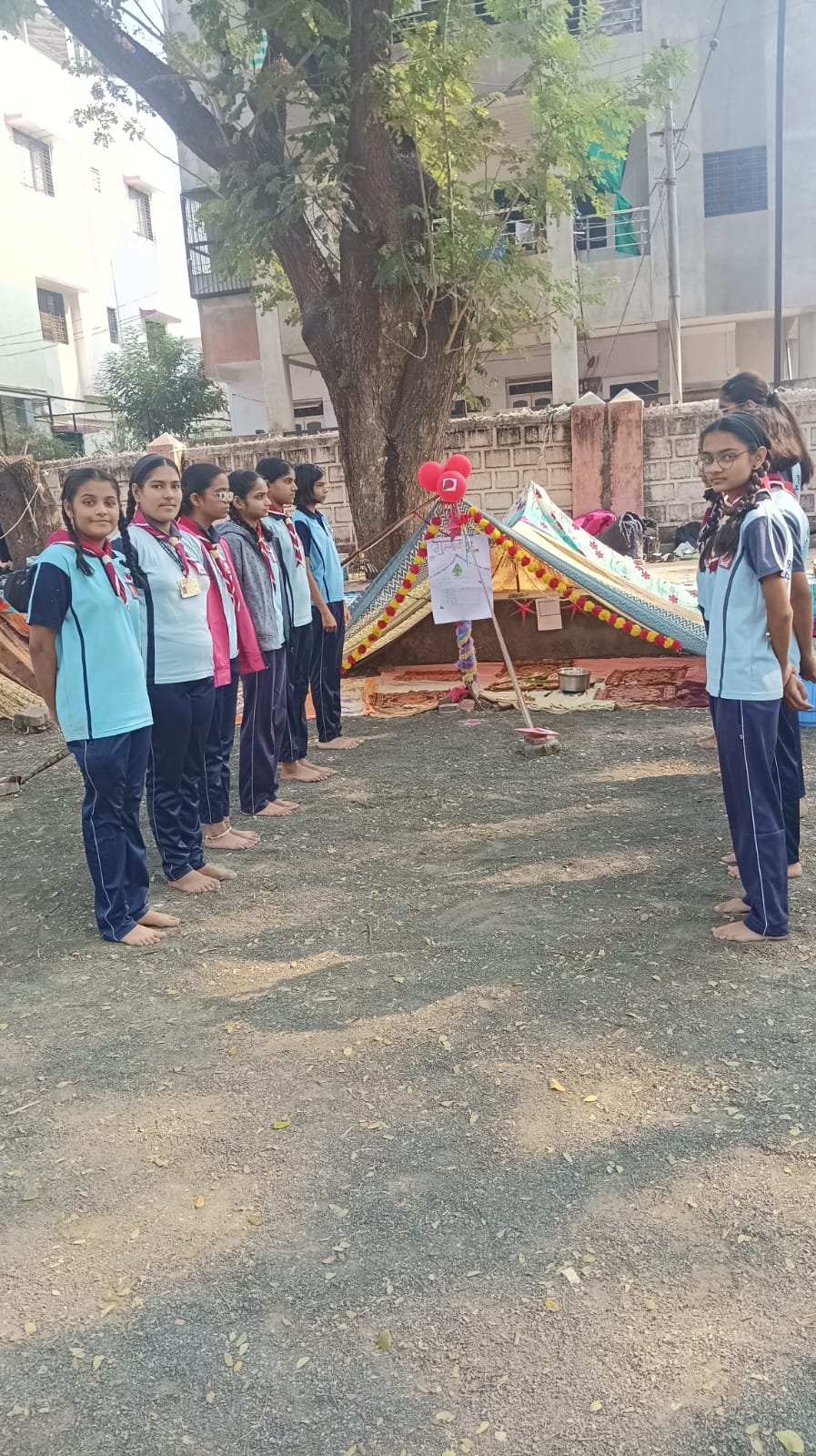 झांबरे विद्यालयात गाईड शिबीर उत्साहात संपन्न