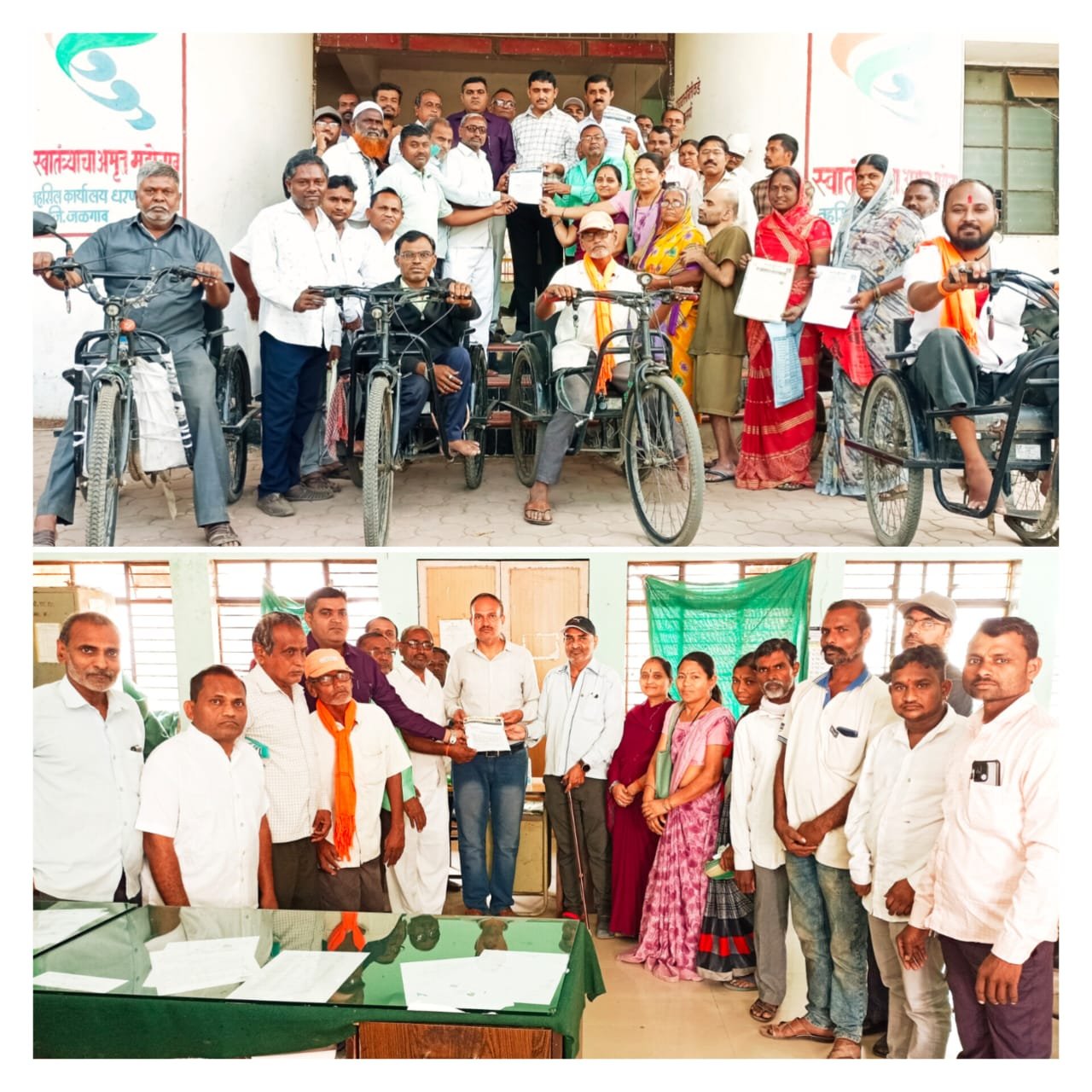 राष्ट्रीय दिव्यांग विकास महासंघाचे धरणगाव तहसील ला निवेदन  ▪️दिव्यांगांच्या प्रश्नांबाबत संघटित लढा उभारणार; संजय पाटील (राज्य कार्यकारिणी सदस्य)