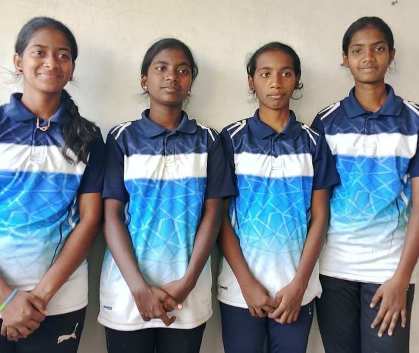 रत्नागिरी जिल्यातील दि मॉडेल इंग्लिश स्कूल सैतवडे शाळेच्या चार विद्यार्थीनीची नँशनल संघात निवड.