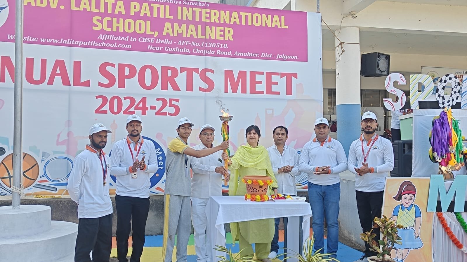 ॲड. ललिता पाटील इंटरनॅशनल स्कूलचा अकरावा वार्षिक क्रीडा महोत्सव जल्लोषात साजरा