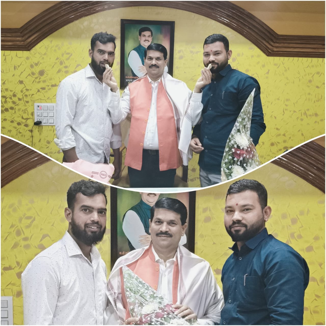 अनुकंपाचे वाली फक्त आणि फक्त कोकण विभाग शिक्षक आमदार ज्ञानेश्वर म्हात्रे आहेत*  *अनुकंपा तत्त्वावरील 129 वैयक्तिक मान्यता आणि शालार्थ मिळवून देणारे शिक्षक आमदार ज्ञानेश्वर म्हात्रे हे अनुकंपांचे कैवारी आहे अनुकंपांचा कुटुंबाचे देवदूत आहेत.*