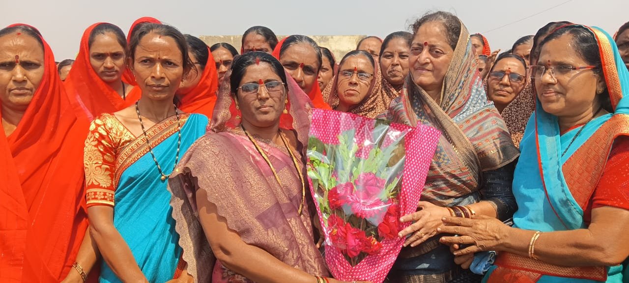खासदार स्मिताताई वाघ यांच्या उपस्थितीत  तांदळी येथे पाणलोट (वॉटरशेड) यात्रेचे आगमन