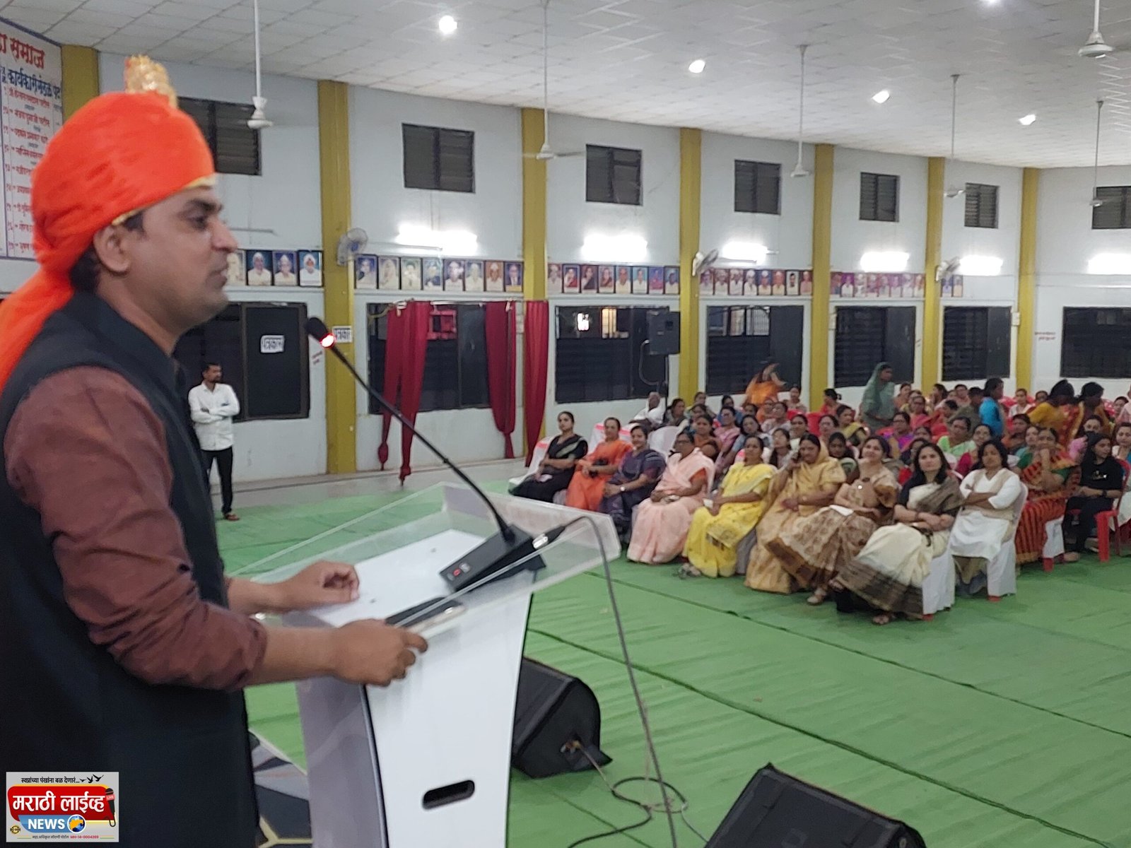 जिजाऊंचा वारसा सांगणाऱ्या महाराष्ट्र राज्यात मुलींचे पळून जाणे लाजिरवाणे-शिव व्याख्याते सचिन देवरे  मराठा मंगल कार्यालयात महिला दिनानिमित्त झाले व्याख्यान