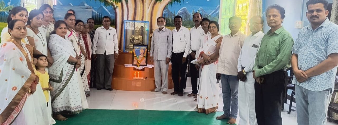 अजिंठा हाउसिंग सोसायटीत सम्राट अशोक यांची जयंती उत्साहात साजरी