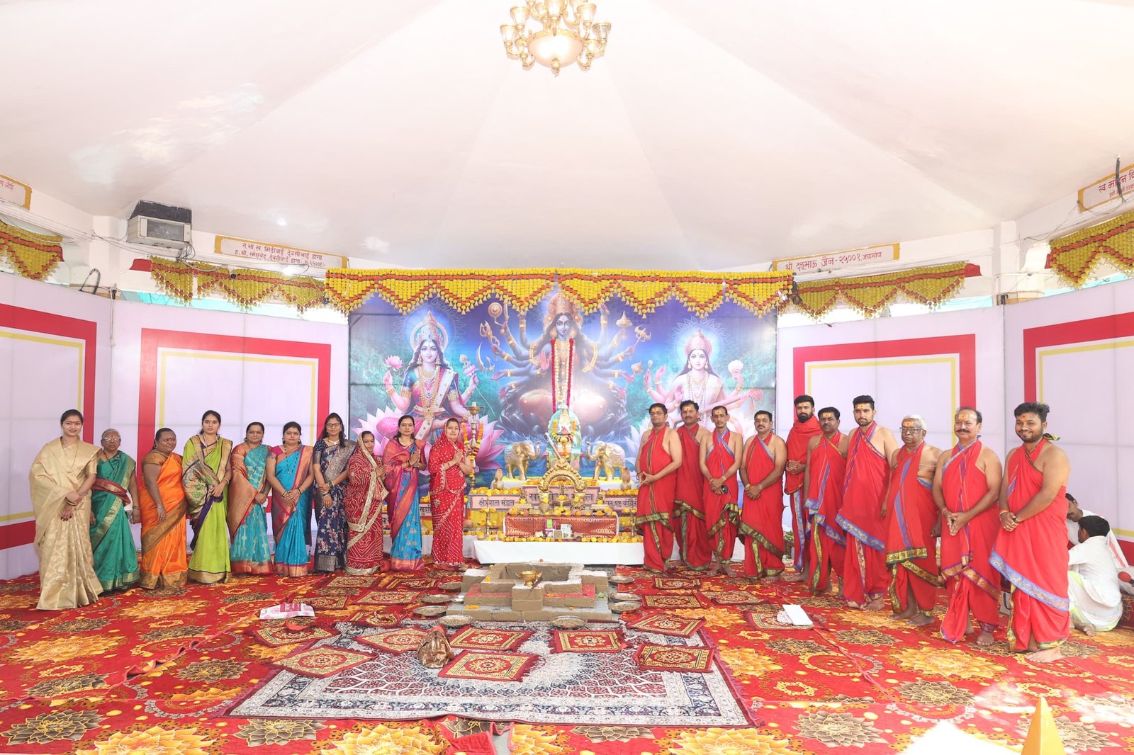 चैत्र नवरात्रीनिमित्त मंगळ ग्रह मंदिरात भव्य नवचंडी याग: भक्तीचा अद्भुत उत्सव