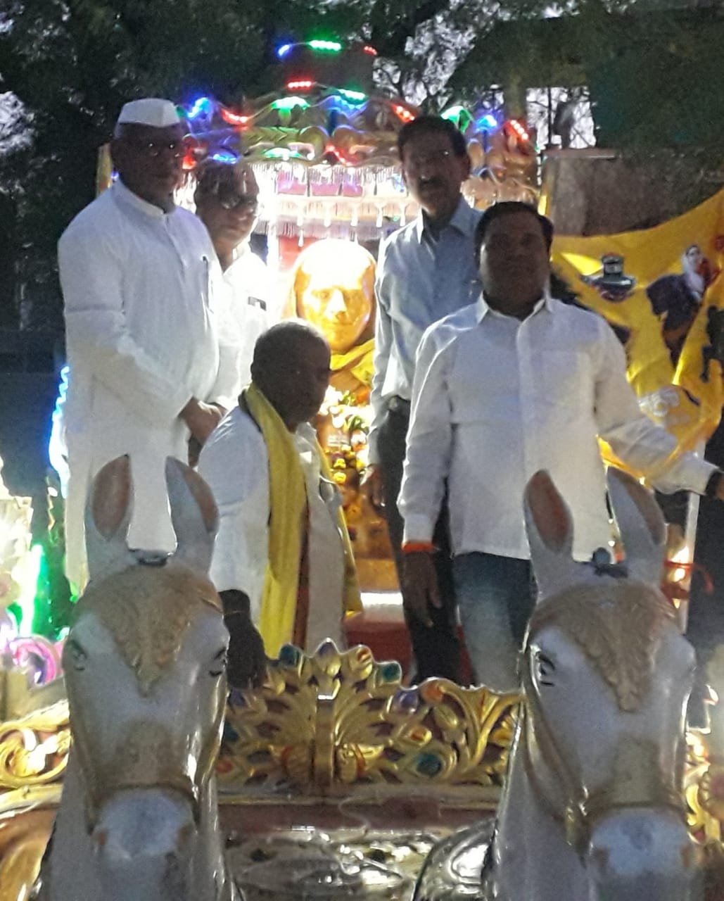 अमळनेर शहरात पुण्यश्लोक अहिल्यादेवी होळकर राज्यस्तरीय संदेश रथयात्रेचे स्वागत