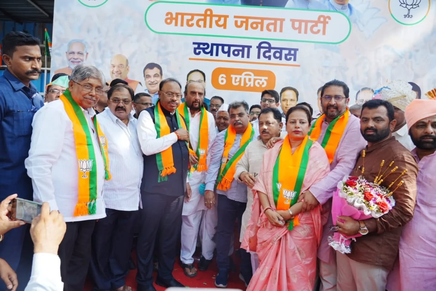 माजी आमदार संजय घाटगे, पांडुरंग बरोरा यांचा भाजपामध्ये प्रवेश… भाजपा प्रदेशाध्यक्ष चंद्रशेखर बावनकुळे, कार्यकारी अध्यक्ष रवींद्र चव्हाण, चंद्रकांत पाटील यांच्य्या प्रमुख उपस्थितीत प्रवेश संपन्न*