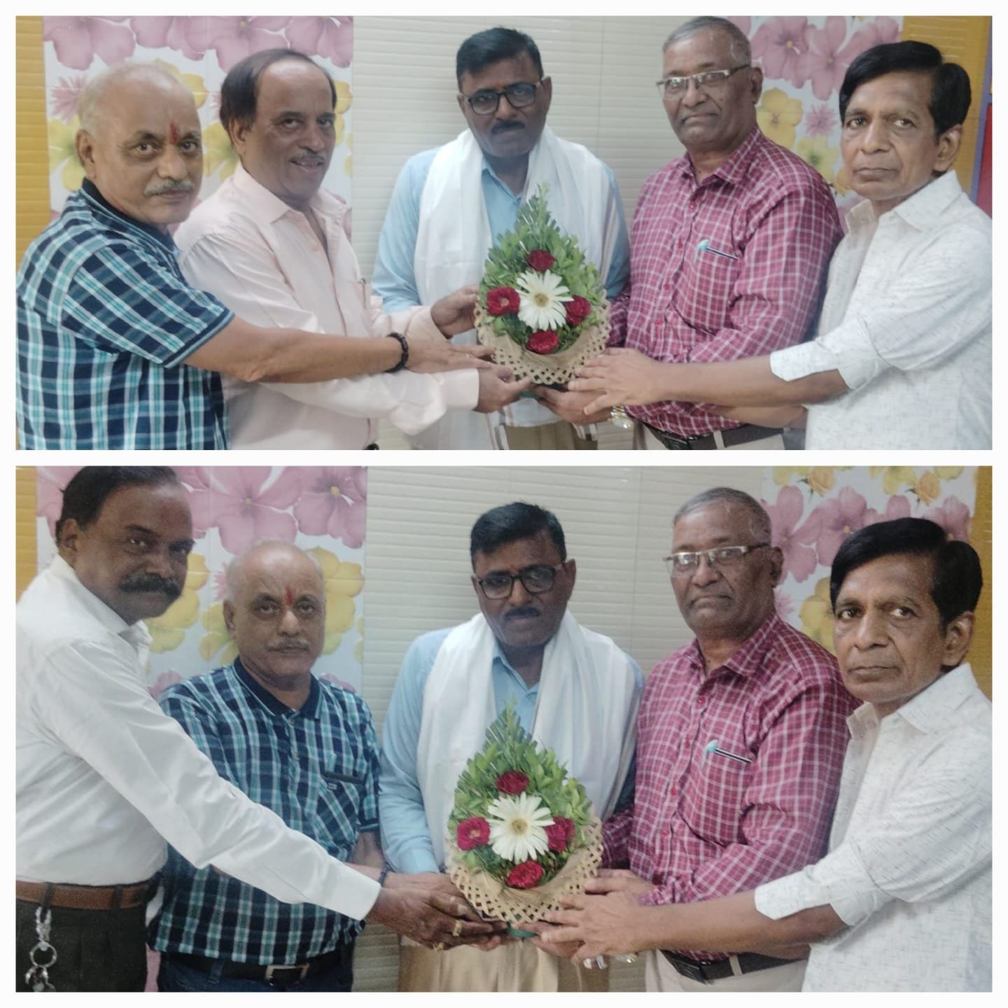 शिंपी समाज विश्वस्थ मंडळातर्फे समाजरत्न मनिलाल शिंपी यांचा सत्कार.*