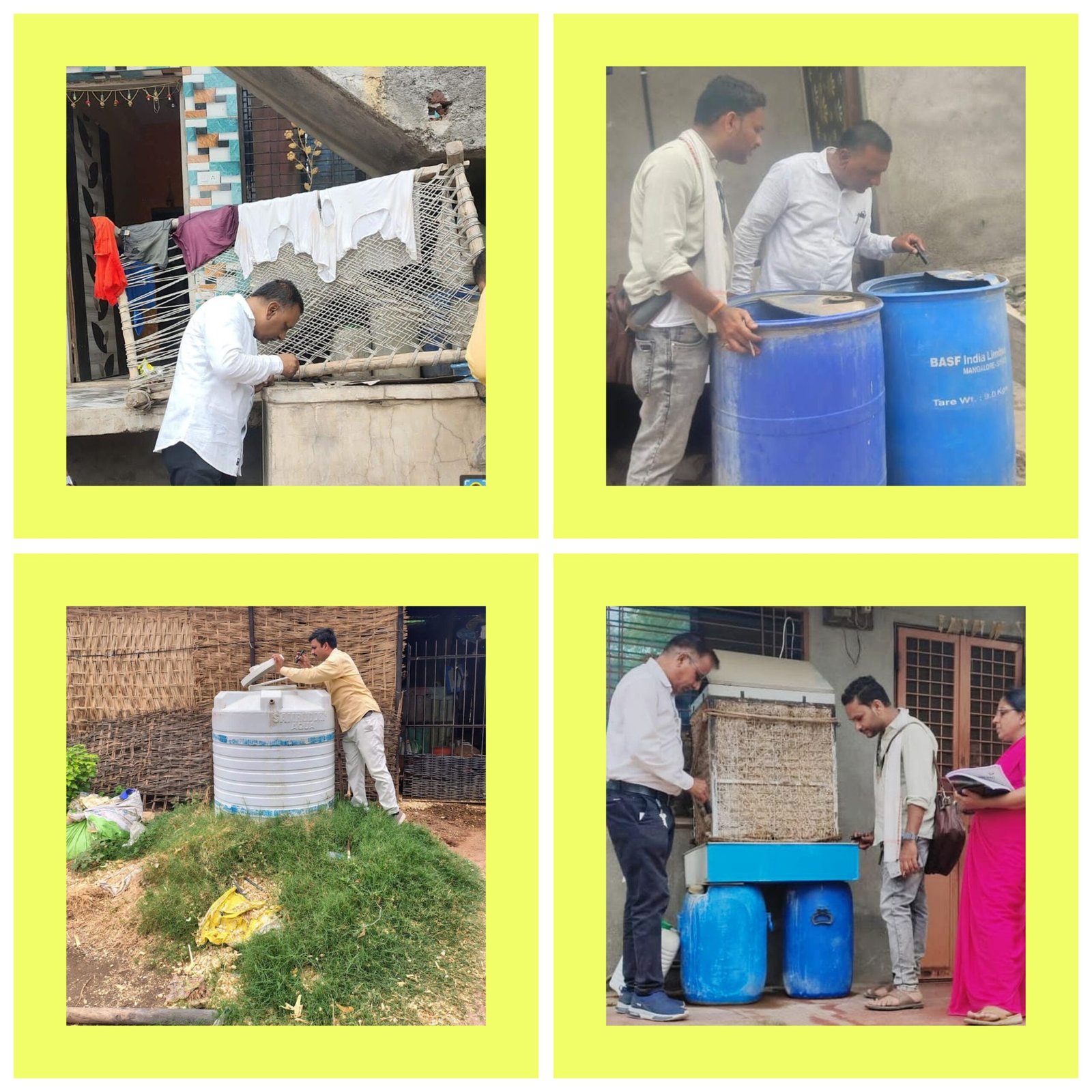 पाडळसा आरोग्य केंद्रामार्फत आरोग्य पथकाद्वारा डेंग्यू जनजागृती व मान्सूनपुर्व सर्वेक्षण.