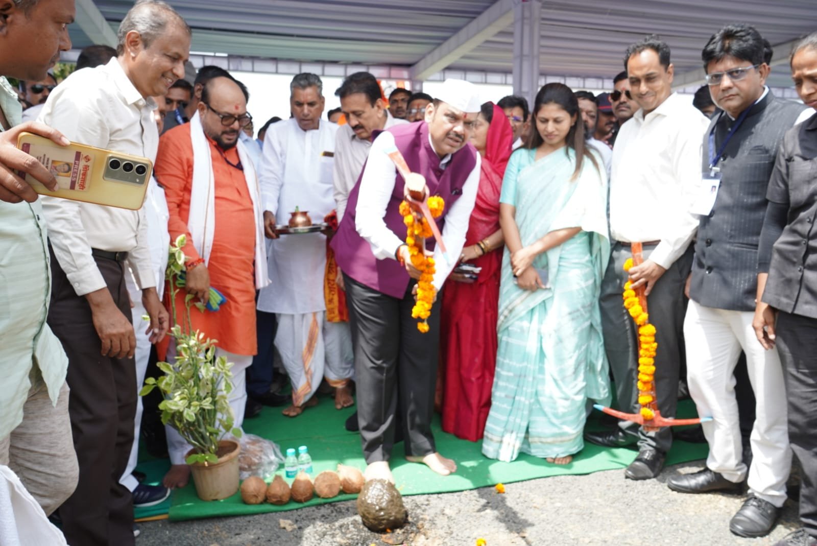 मुख्यमंत्री देवेंद्र फडणवीस यांच्या हस्ते धरणगाव येथील 50 खाटांच्या उपजिल्हा रुग्णालयाचे भूमिपूजन*