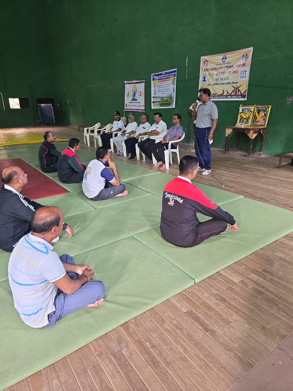 फार्मसी महाविद्यालयात जागतिक योगा दिनाचे आयोजन