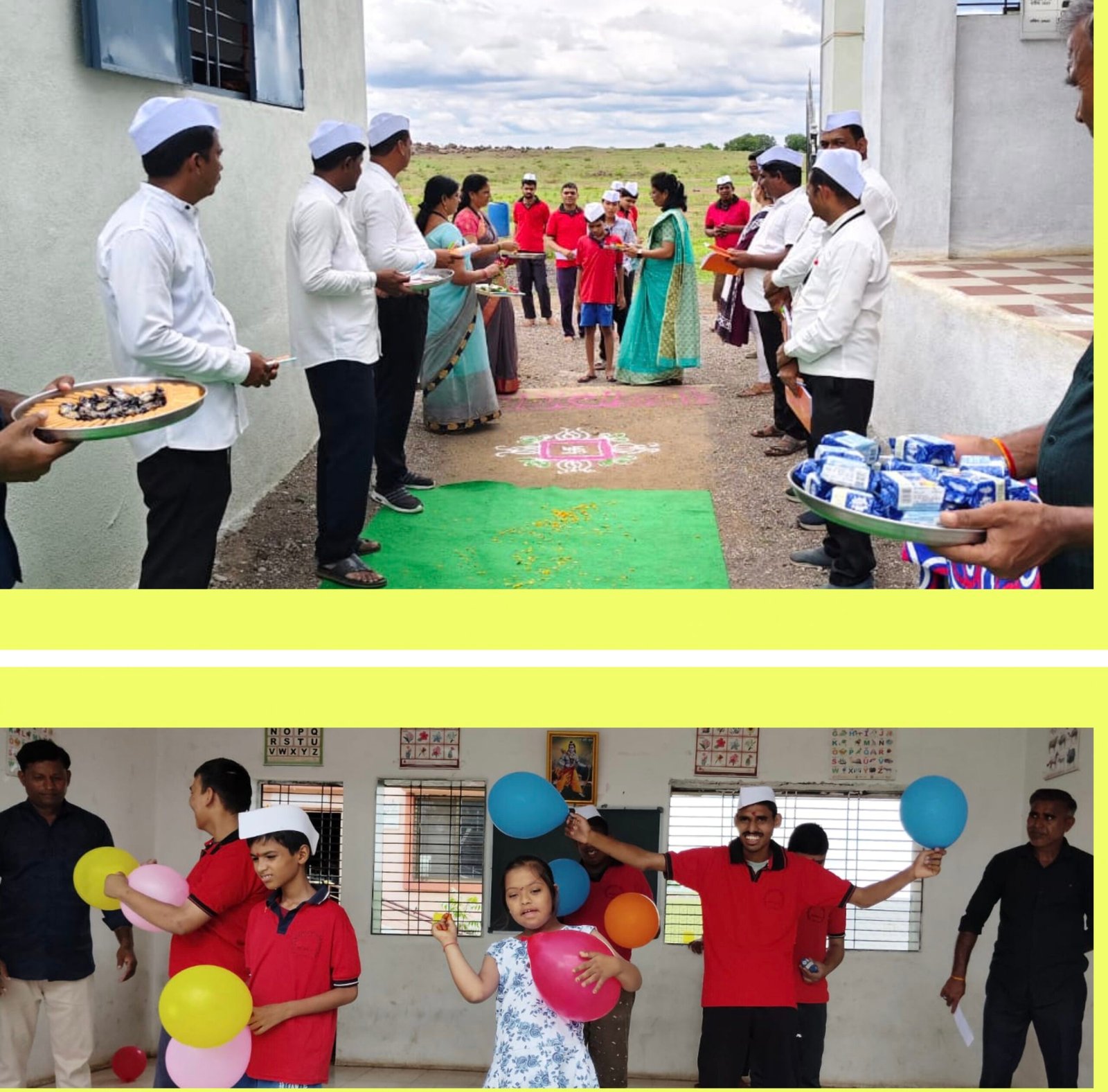 नविन शैक्षणीक वर्ष 2025-26 चा सुंदर प्रवेशोत्सव: पुष्पगुच्छ वाटप, वृक्षारोपण आणि धमाल नृत्यांनी रंगला पहिला दिवस