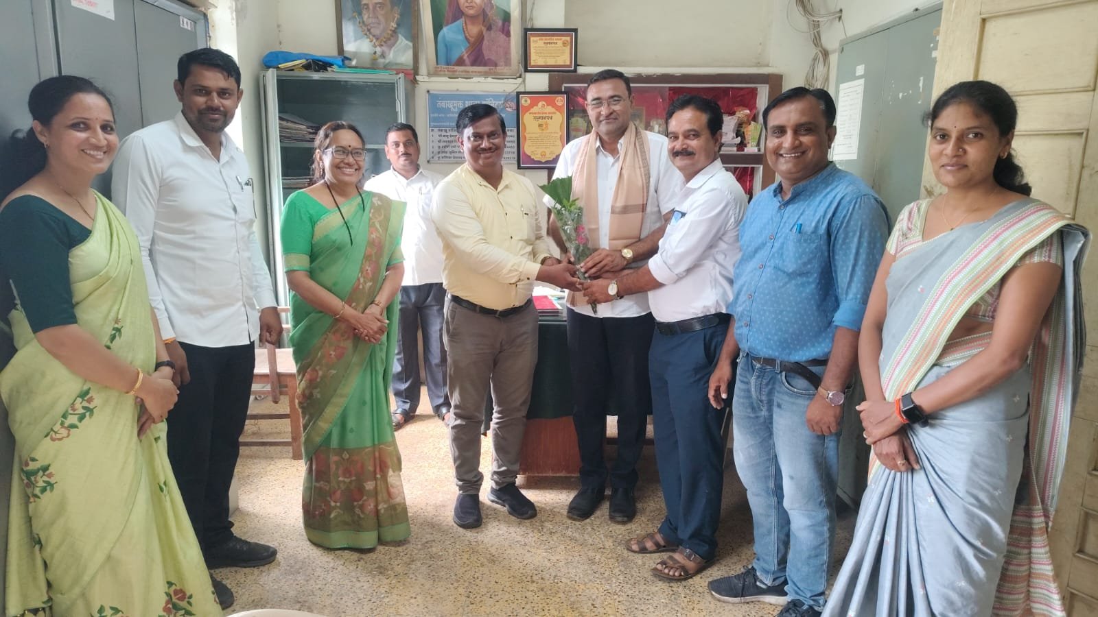 माळशेवगे माध्यमिक विद्यालयाच्या मुख्याध्यापकपदी प्रा. सुनील पाटील