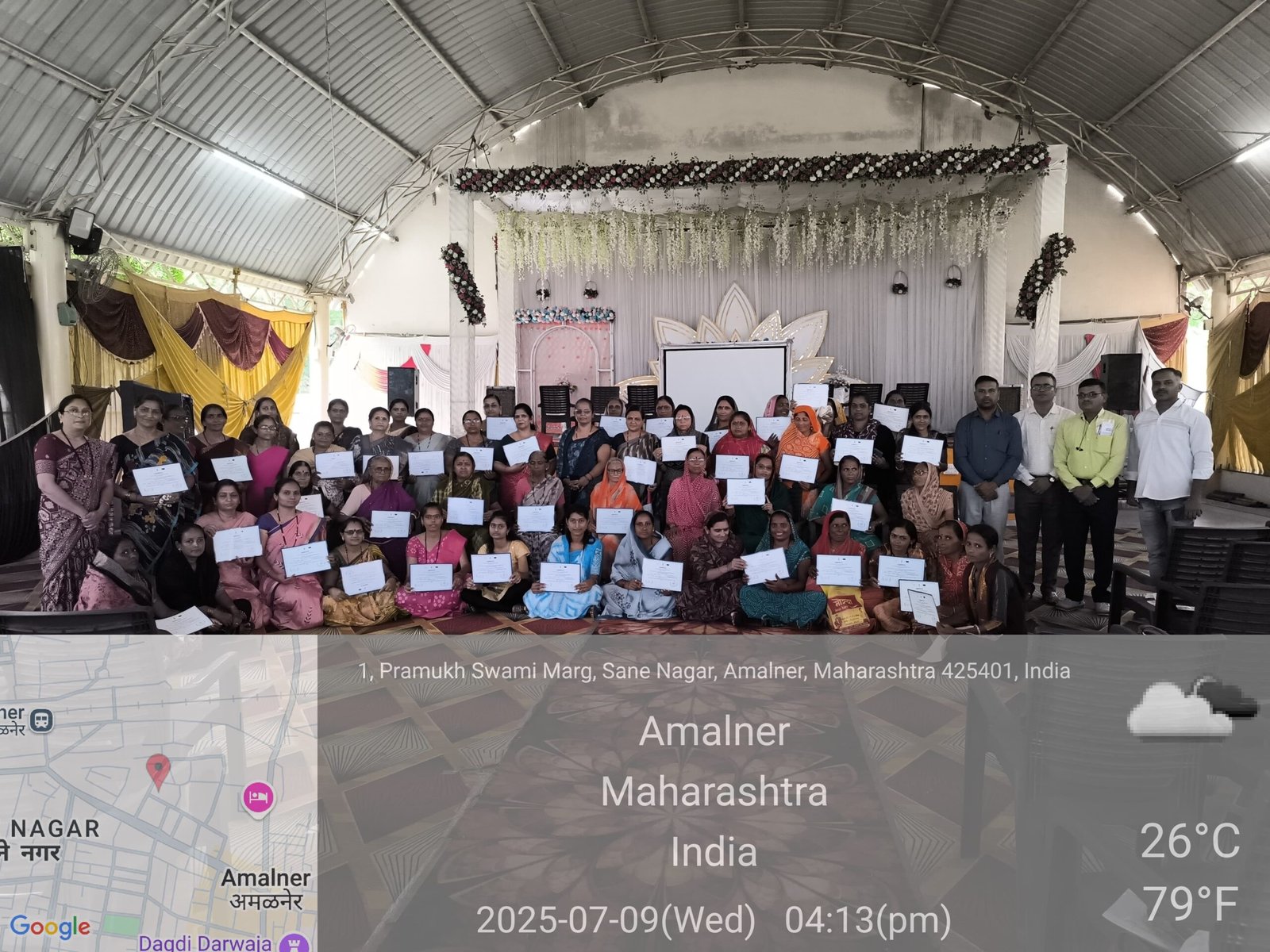 अमळनेर येथे स्वच्छता, पर्यावरण संवर्धन आणि महिलांच्या सक्षमीकरणासाठी उपक्रम*