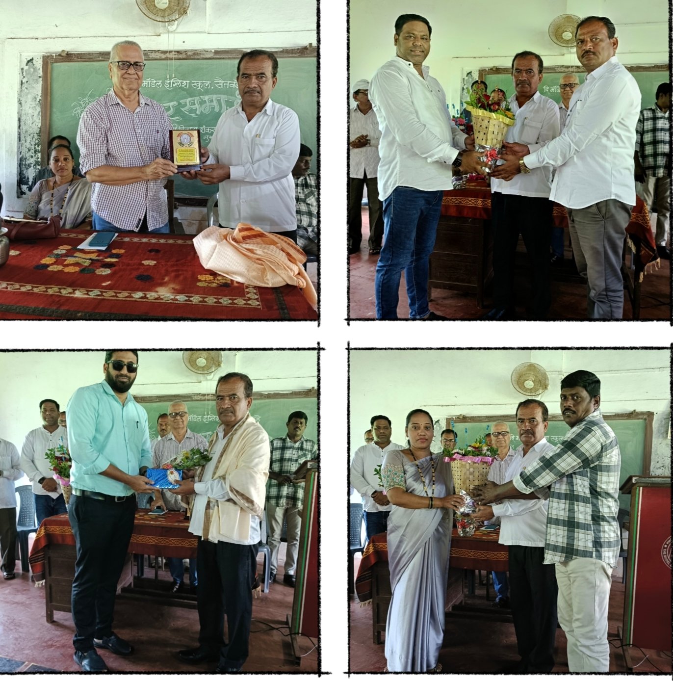 विलासराव कोळेकर यांचा मुस्लिम एज्युकेशन सोसाटीच्या वतीने सत्कार संपन्न