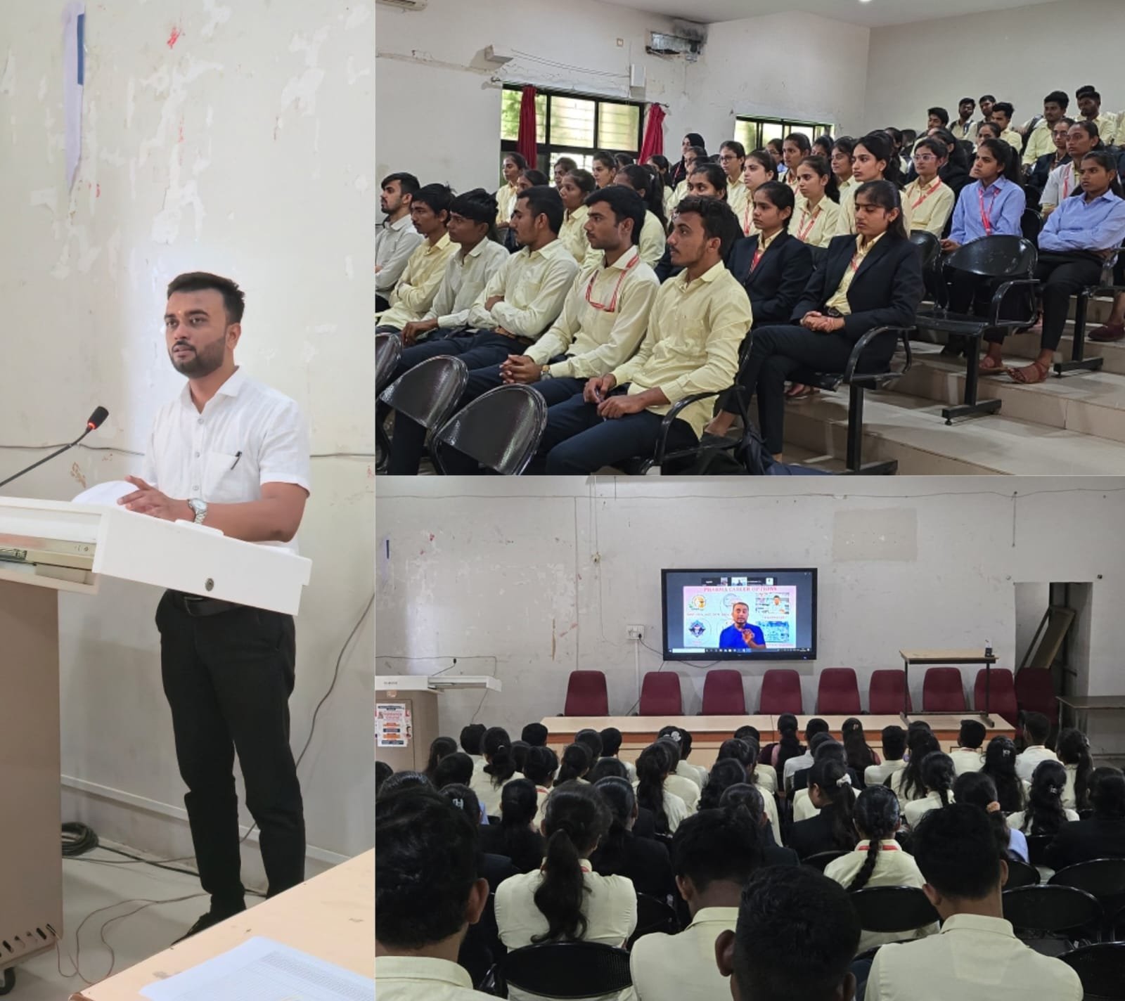 फार्मसी महाविद्यालयात Career Guidance GPAT Exam preparation & Development of Soft Skills वेबिनार चे आयोजन*