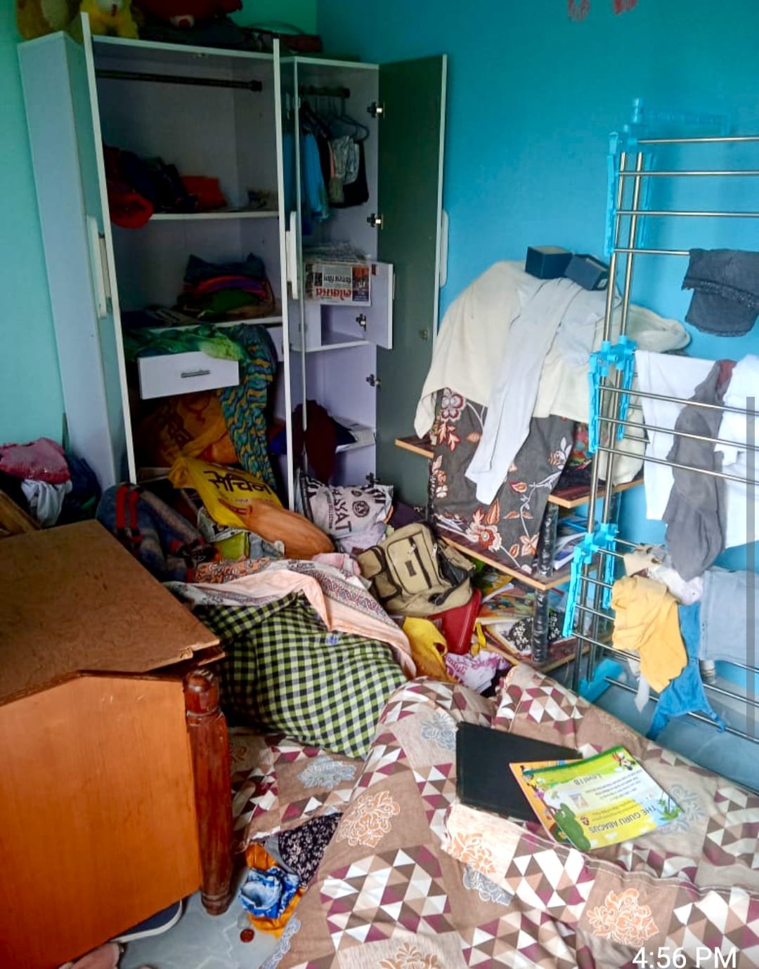 कृष्ण गीता नगर येथे अज्ञात चोरट्यांचा धुमाकुळ !…  शंकर पाटील यांचे घरातील ३०,००० रोख व सोन्याची अंगठी लंपास !…