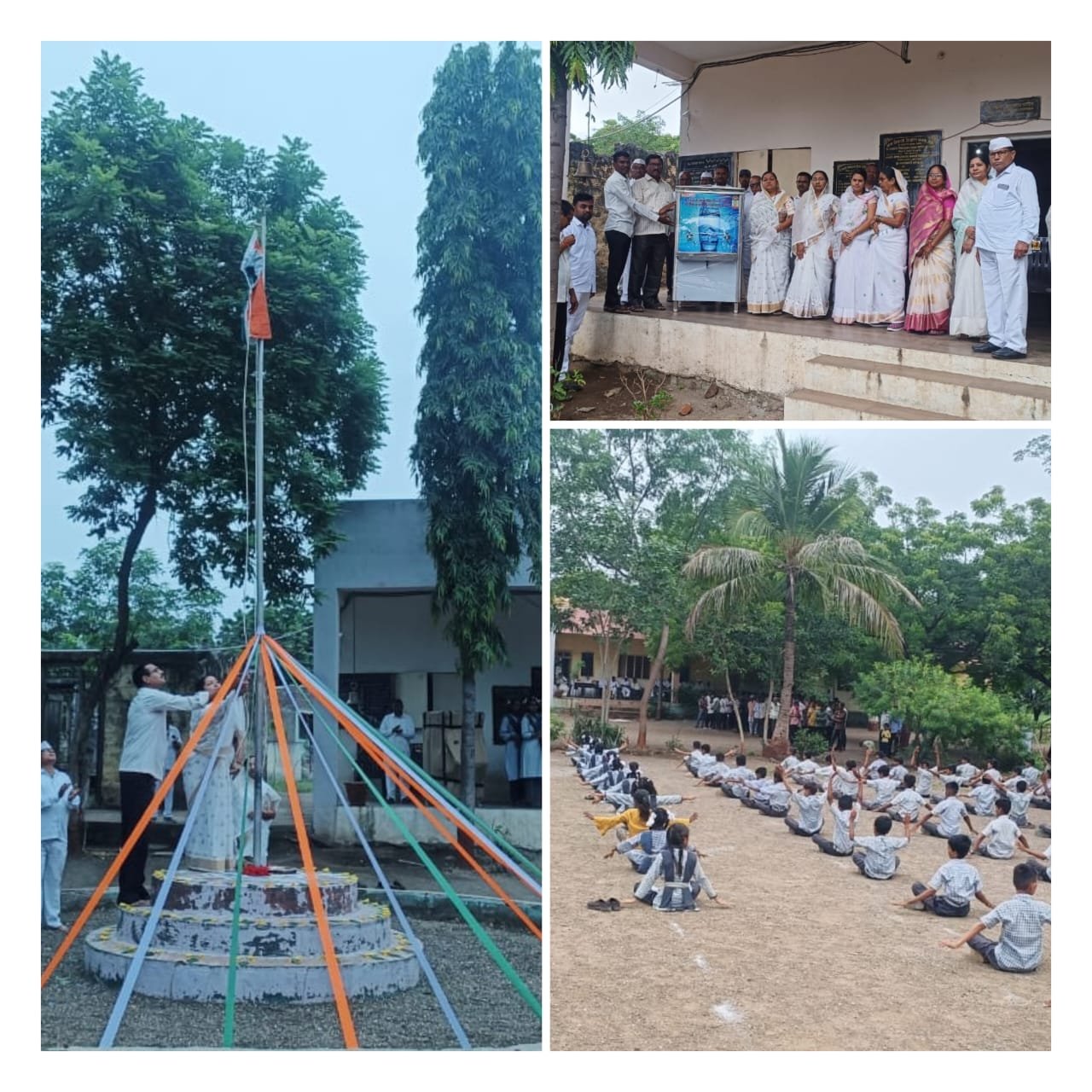 शिरूडमध्ये स्वातंत्र्य दिन सोहळा व बक्षीस वितरण उत्साहात