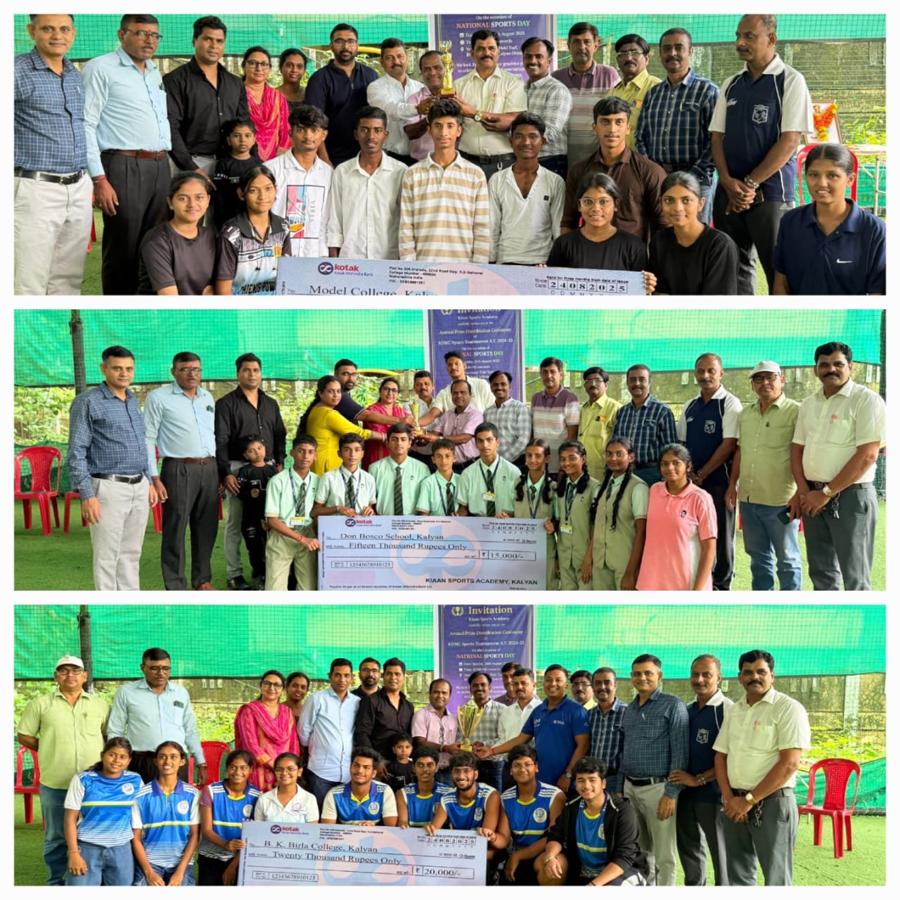 कल्याण येथे कियान स्पोर्ट्स अकॅडमी तर्फे उत्कृष्ट खो खो संघांचा गुणगौरव सोहळा संपन्न.  *क्रीडा संघटक कृष्णा माळी यांचे कार्य खेळाडू क्रीडाव शिक्षक आणि क्रीडा क्षेत्रासाठी अभिमानास्पद आहे.::भारतीय रेल्वे खो खो संघाचे प्रशिक्षण योगेश मोरे यांचे प्रतिपादन.*