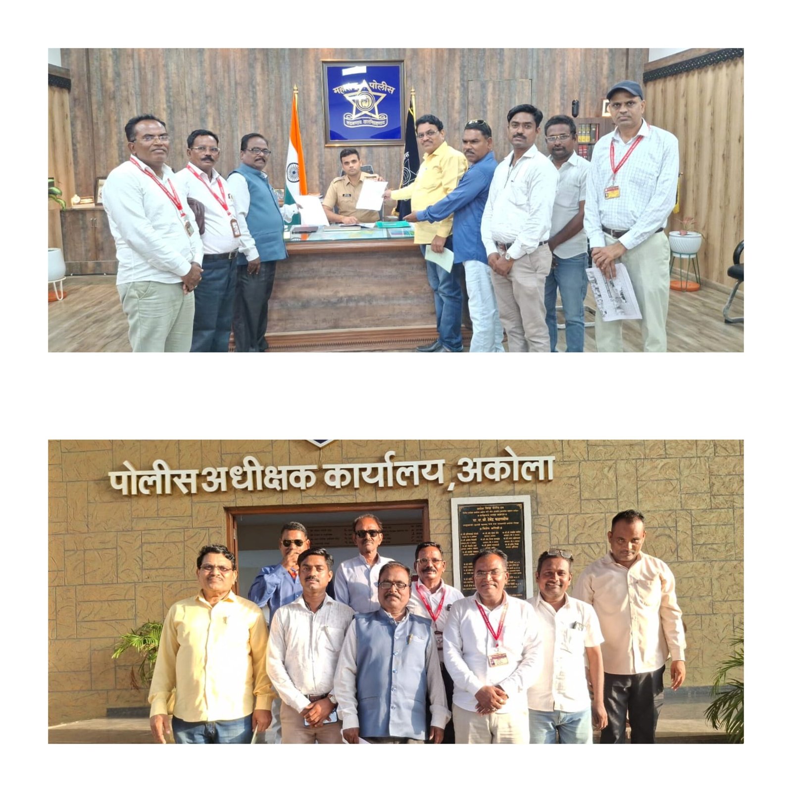 त्र्यंबकेश्वर येथील पत्रकारावरील हल्ल्याचा महाराष्ट्रभरातून निषेध, लोकस्वातंत्र्य पत्रकार महासंघाचे जिल्हा पोलीस अधिक्षकांना निवेदन: दोषीवर कडक कारवाईची केली मागणी