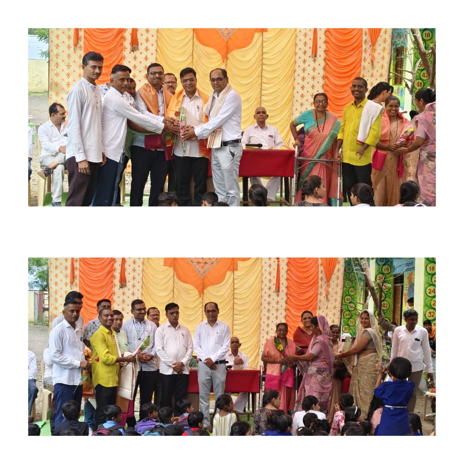 मारवड येथे शाळेतून बदलीने कार्यमुक्त शिक्षकांना भावपूर्ण निरोप व नविन हजर झालेल्या शिक्षकांचे सहर्ष स्वागत असा भावस्पर्शी कार्यक्रम संपन्न