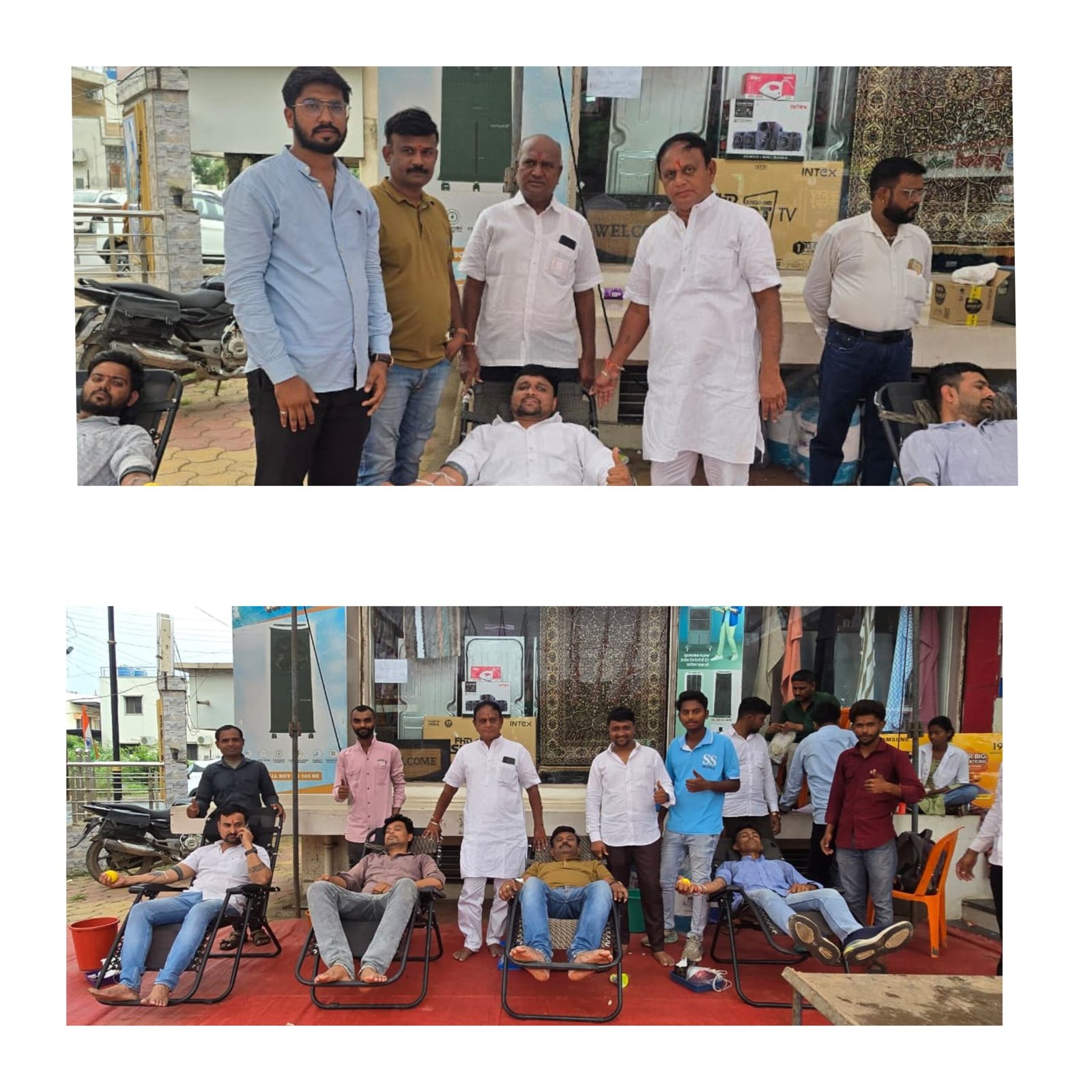 सामाजिक बांधिलकीचे दर्शन: युवा उद्योजकांनी वडिलांच्या वाढदिवसानिमित्त केले रक्तदान शिबिराचे आयोजन