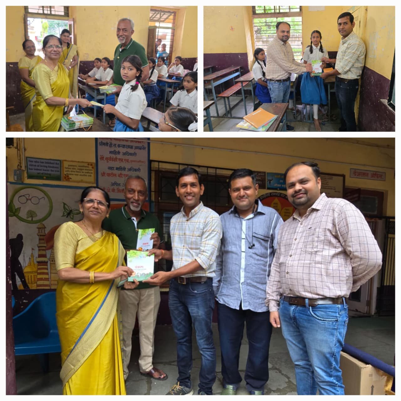 विद्यार्थ्यांमध्ये वाचन संस्कृती वाढविण्यासाठी रोटरी क्लब अमळनेरचा उपक्रम