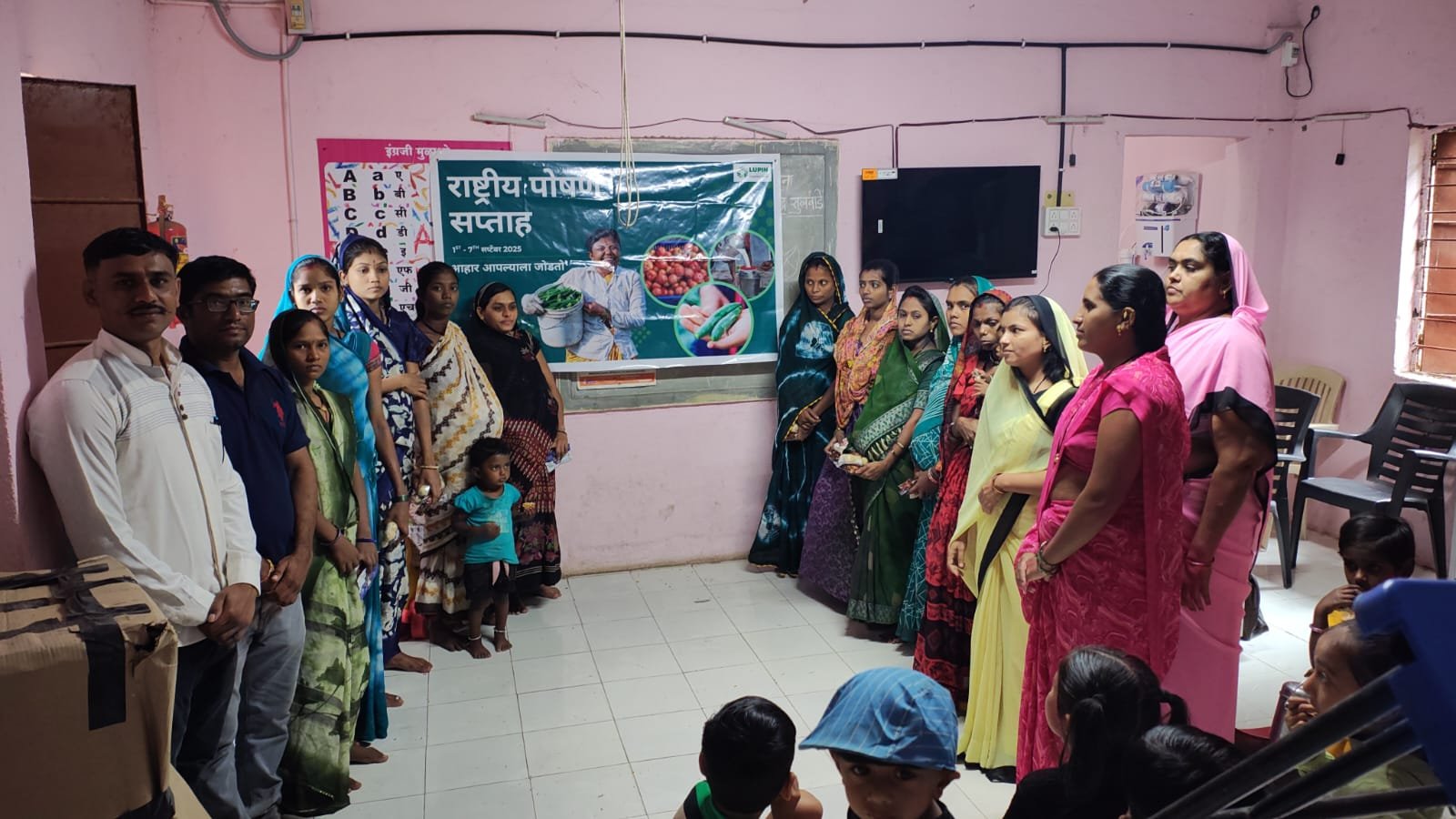 सुलवाडे गावात लुपिन फाऊंडेशन तर्फे राष्ट्रीय पोषण सप्ताह