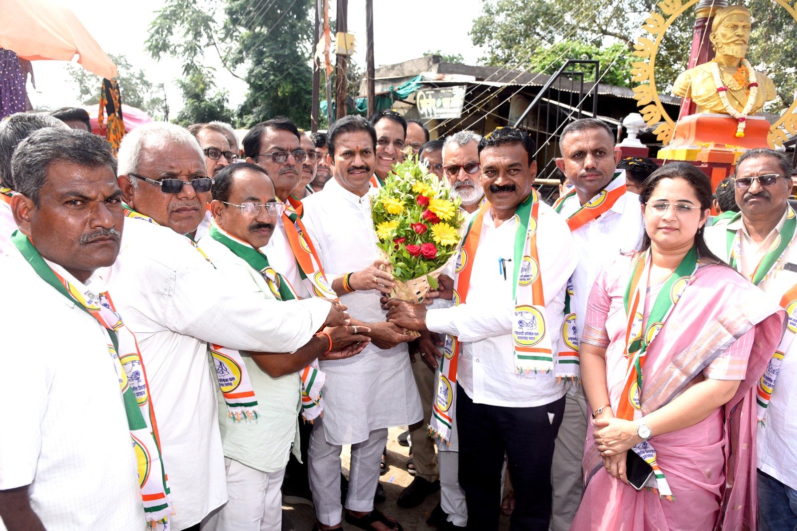 शशिकांत शिंदेचे धरणगावात जंगी स्वागत व बाईक रॅली…