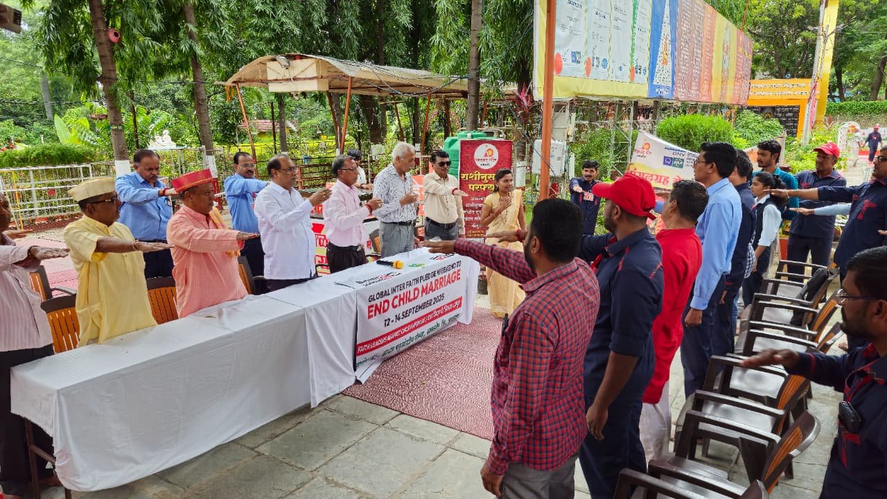 बालविवाहाच्या भस्मासुराचे दहन करा -प्रांताधिकारी मुंडावरे  आधार बहुद्देशीय संस्था, मंगळग्रह सेवा संस्था व प्रशासनातर्फे जनजागृती