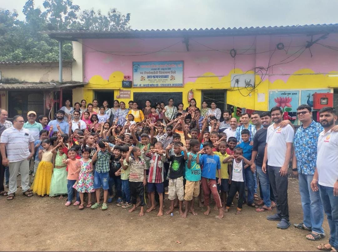 लेवायूथ फोरम तर्फे पितृपक्षा निमित्त अनाथाश्रमात अन्नदान*