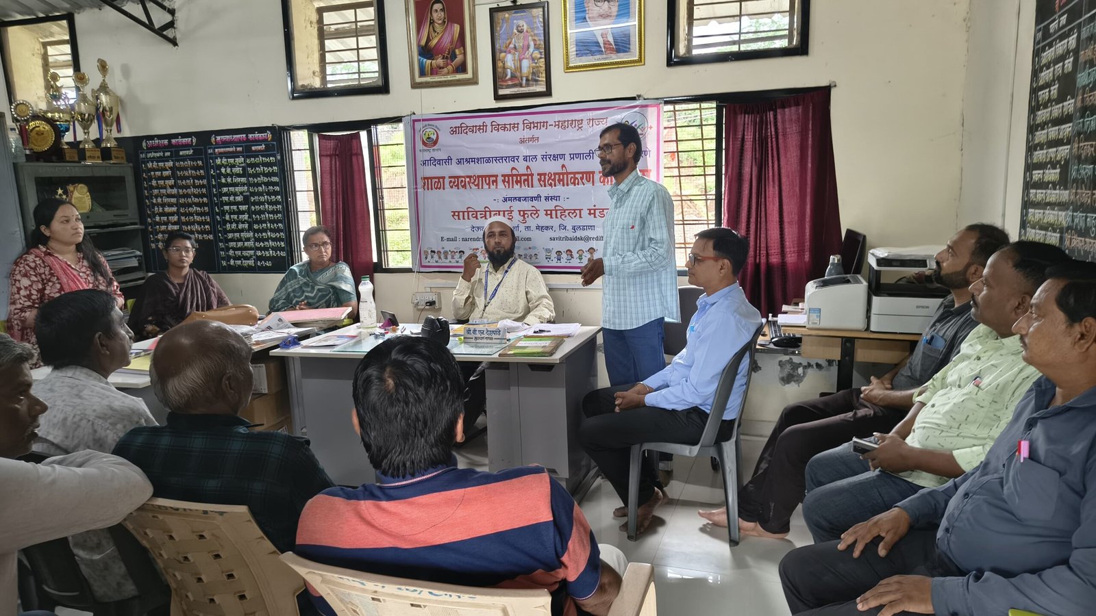 चांदसर आश्रमशाळेत शालेय व्यवस्थापन समिती कार्यशाळा संपन्न : बालसंरक्षण व पालक जनजागृतीला प्राधान्य