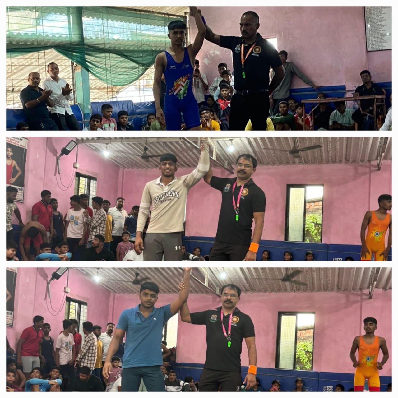 कै.धोंडू एन.ठाकरे कनिष्ठ महाविद्यालय, व के.आर.मालदे स्कूलचे कुस्ती स्पर्धेत घवघवीत यश.  “जीत सुनिल भोईर,हर्षद प्रवीण चौधरी व ओम चौधरी यांची तालुकास्तरीय कुस्ती स्पर्धेत विजयी सलामी.