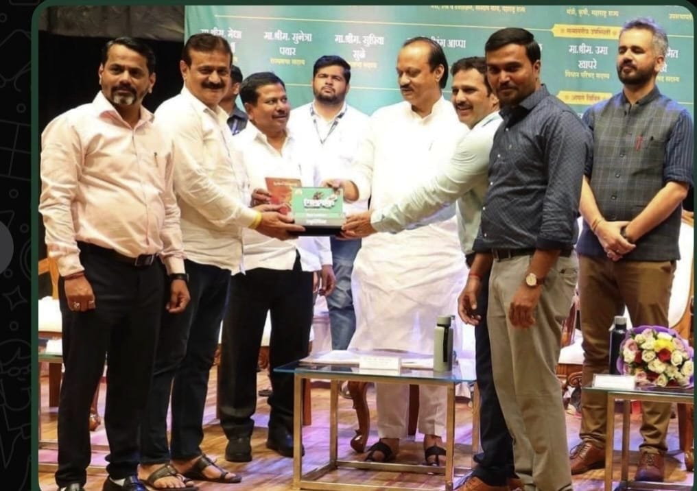 “आवड, मेहनत आणि कला यशस्वी – राजेंद्र साळुंखे यांना  उपमुख्यमंत्री अजित पवार यांच्या हस्ते सन्मान”