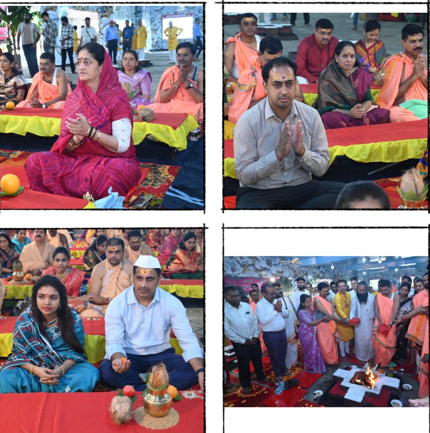 अमळनेरातील श्री मंगळग्रह मंदिरात जन्मोत्सव पर्वाची भव्य सुरुवात ,  नवकुंडी महायज्ञ, महाआरती आणि मान्यवरांचा सत्कार –श्री मंगळग्रह देव जन्मोत्सवात भक्तिभावाचा जल्लोष