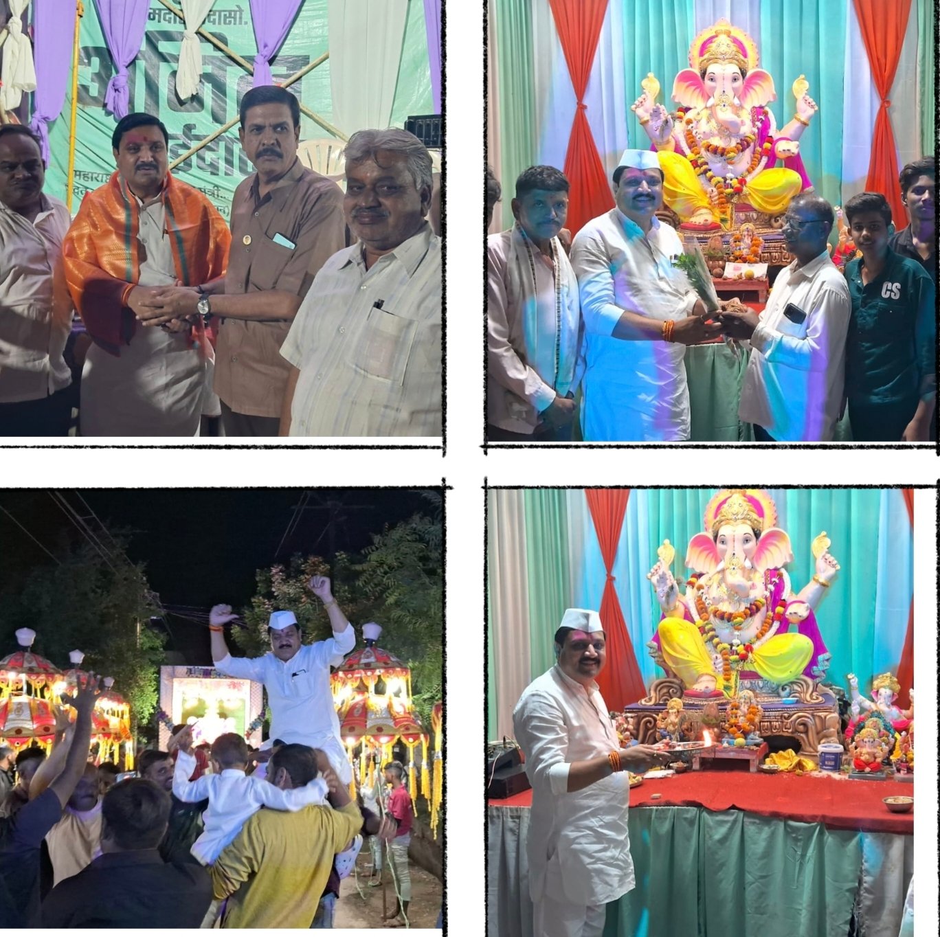 अमळनेरात गणेशोत्सव विसर्जन मिरवणुकीत भक्ती व उत्साहाचा जल्लोष