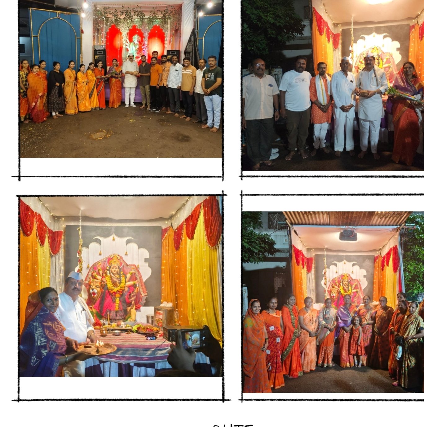 सामाजिक कार्यकर्त्या स्वप्न पाटील व माजी नगरसेवक विक्रांत पाटील यांच्या उपस्थितीत झामी चौक, शारदा कॉलनी व विराज पार्क मंडळातील आरती सेवा